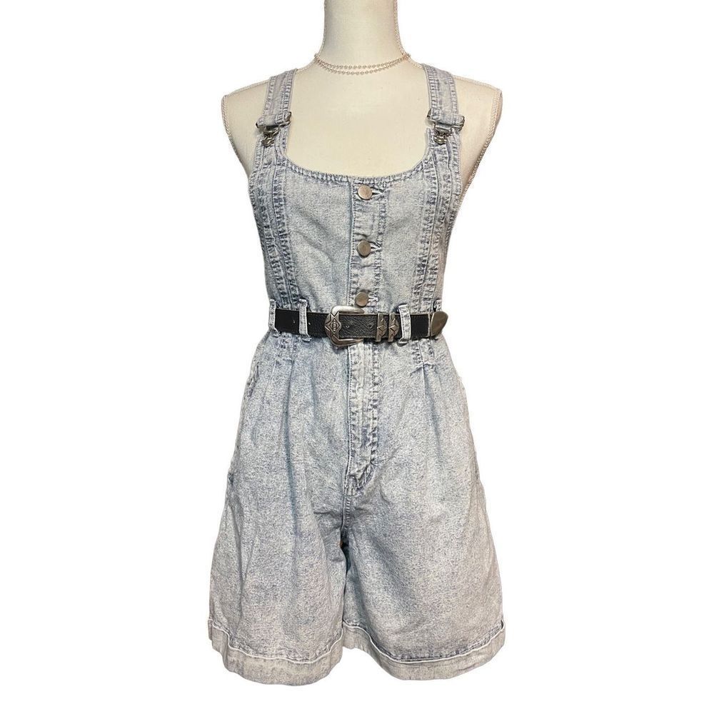 1980’s Chicory size large acid washed overalls